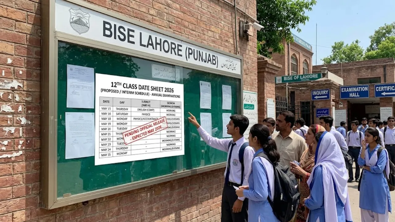 12th Class Date Sheet 2026 Punjab Board Released – Check Full Subject Schedule