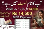 BISP 8171 Eligible Beneficiary List 2026 for Rs 14500 Payment – Check Online via 8171.bisp.gov.pk