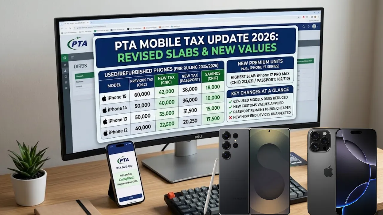 PTA Mobile Tax Update 2026 – Latest Payment Rates and Registration Policy Announced
